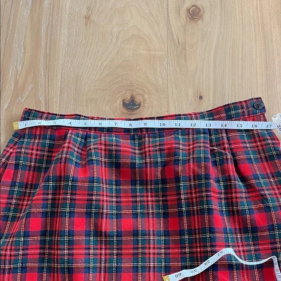 Pendleton 100% Virgin Wool Plaid Women's Skirt - Picture 2 of 5